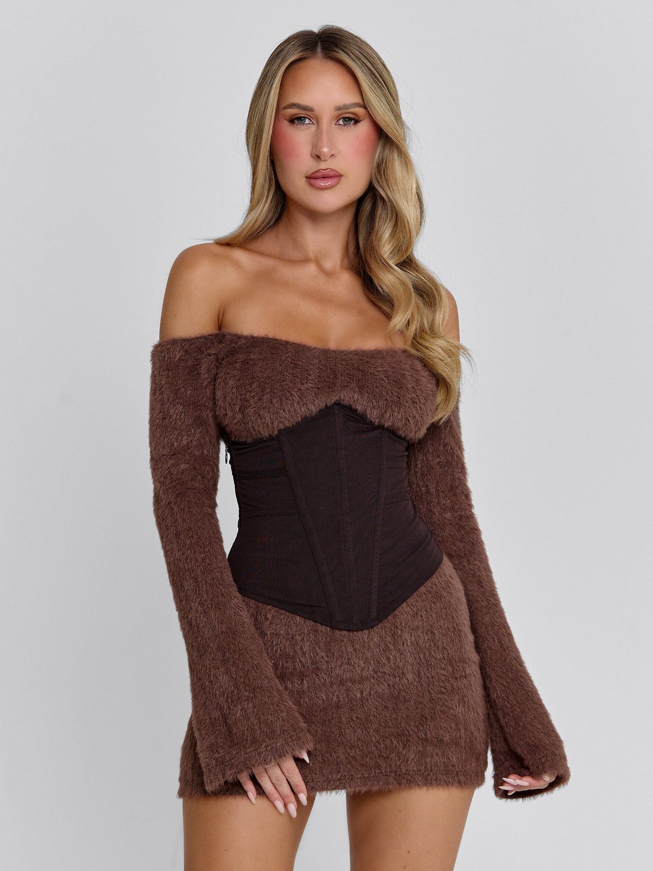 Women's Juno Mini Dress Brown in Size Small by Outcast