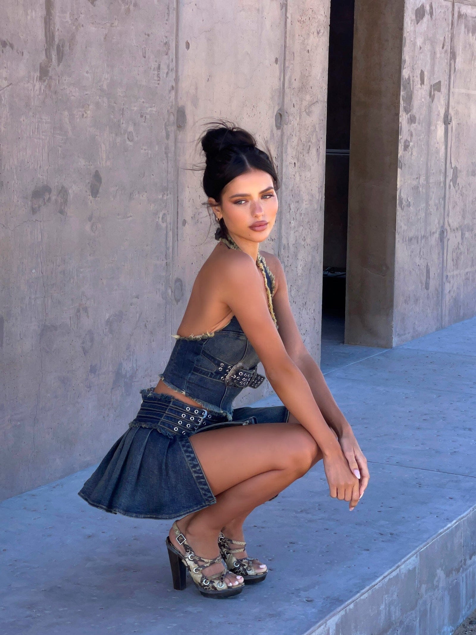THE TOÉ Delos Mini Skirt the toe Delos Mini Skirt – THE TOÉ