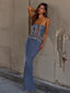 KAISHA MAXI DRESS STEEL GREY Maxi Dress 