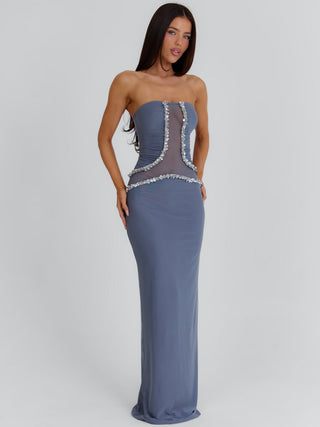 KAISHA MAXI DRESS STEEL GREY Maxi Dress 
