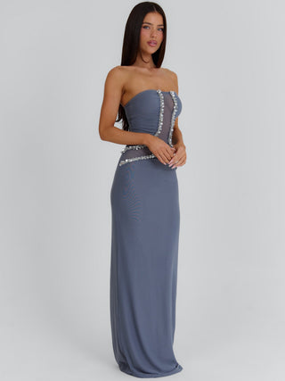 KAISHA MAXI DRESS STEEL GREY Maxi Dress 