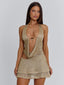 KAJA MINI DRESS GOLD Mini Dress 