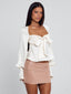 KAVANA MINI SKIRT ROSE GOLD Mini Skirt 