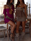 KALEIGH MINI DRESS MAGENTA Mini Dress 