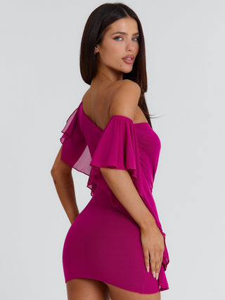 kaleigh off shoulder dress flexible fit Kalena Cotton Candy Off Shoulder