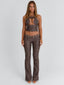 KAMARIS CROP TOP BROWN Crop Top 