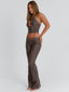 KAMARIS CROP TOP BROWN Crop Top 