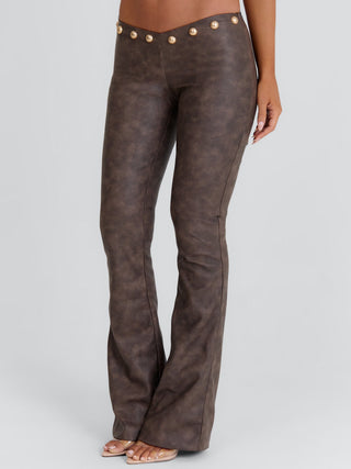 KAMARIS PANTS BROWN Pants 