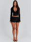 KARISSA CARDIGAN BLACK LEOPARD Cardigan 