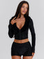 KARISSA CARDIGAN BLACK LEOPARD Cardigan 