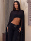KARLEY CROP TOP BLACK Crop Top 