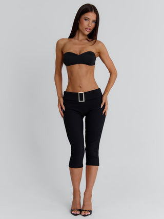 CHEYENE CAPRI PANTS BLACK Pants 