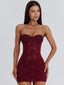 KAYAH MINI DRESS WINE Mini Dress 