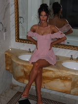 KEANU MINI DRESS DUSTY PINK Mini Dress Dali Factory 