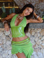 KELLEE CORSET TOP GREEN Corset 