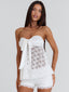 KELSIE TOP WHITE Crop Top 