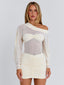 KILIE MINI DRESS BEIGE Mini Dress 