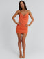 KLOEY MINI DRESS ORANGE Mini Dress 