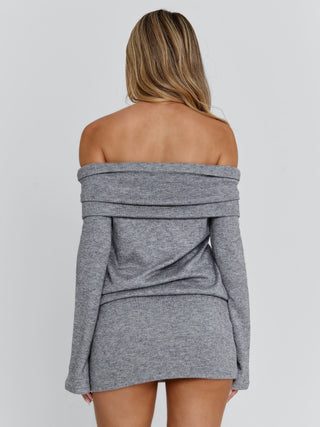 Women's Gray Kyola Mini Dress Grey in Size XL by Outcast