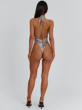 LAARNI BODYSUIT CAYAN TAUPE Bodysuit 
