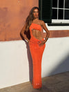 LAIAR MAXI DRESS ORANGE Maxi Dress 