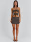LAINE MINI DRESS TAUPE Mini Dress 