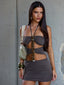 LAINE MINI DRESS TAUPE Mini Dress 