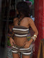 LANAA SHORTS NEUTRAL STRIPE Shorts 