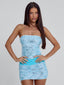 LAUREL MINI DRESS BLUE Mini Dress 