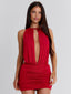 LECIA MINI DRESS RED Mini Dress 