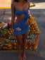 LETICIA MINI DRESS BLUE Mini Dress 