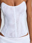 LEXARI CORSET TOP WHITE Corset 