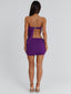 LILLIANNA MINI DRESS PURPLE Mini Dress 