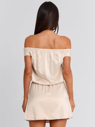 LILLIANNE MINI DRESS IVORY Mini Dress 