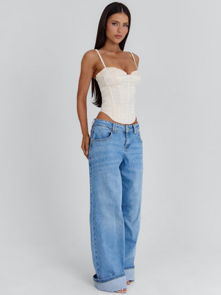 LINDA CORSET TOP IVORY Corset 