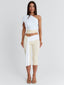 LINDAY CROP TOP WHITE AND CREAM Crop Top 