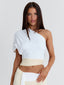 LINDAY CROP TOP WHITE AND CREAM Crop Top 