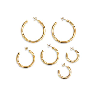 LIOR 3 PAIR EARRING SET GOLD Earrings 