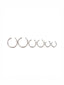 LIOR 3 PAIR EARRING SET SILVER Earrings 