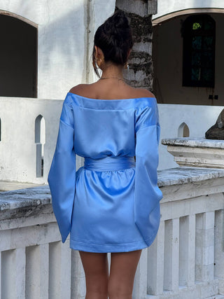 Lisa Mini Dress Blue | Outcast US Outcast USA Lisa Mini Dress Blue | Outcast US Outcast USA
