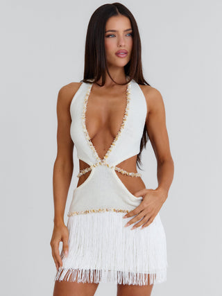 LORES MINI DRESS IVORY Mini Dress 