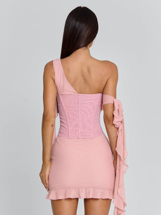 Women's Loreto Mini Dress Pink in Size XXS by Outcast