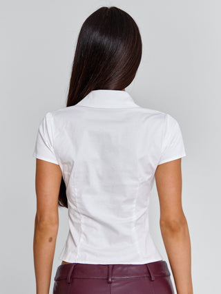 LORIE TOP WHITE Blouse 