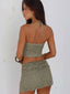 LOUISEEI CAMI TOP KHAKI Crop Top 