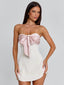 LOVETA MINI DRESS IVORY Mini Dress 