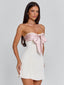 LOVETA MINI DRESS IVORY Mini Dress 