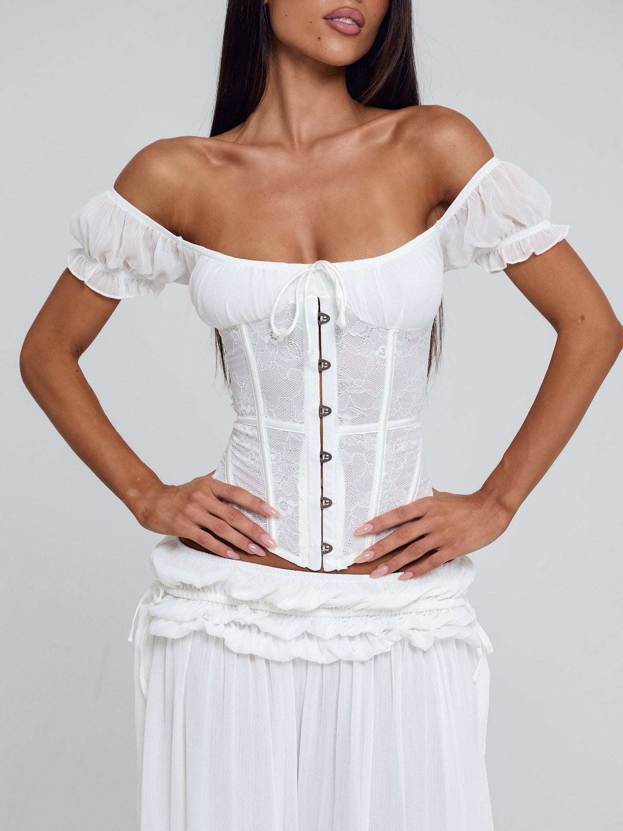 LUBELA CORSET TOP WHITE