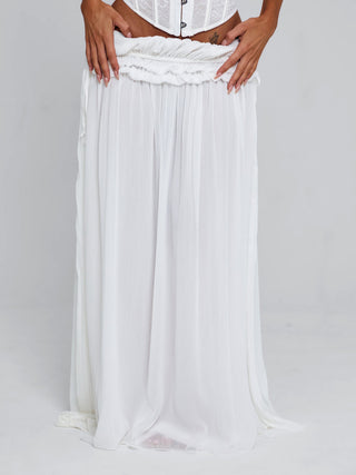 LUBELA MAXI SKIRT WHITE Maxi Skirt 