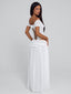 LUBELA MAXI SKIRT WHITE Maxi Skirt 