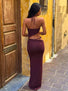 LUCETTA MAXI DRESS DEEP MAROON Maxi Dress 